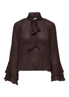 Only Blusa Donna Peninna Marrone 15367241 Coffee Bean ONLY 
