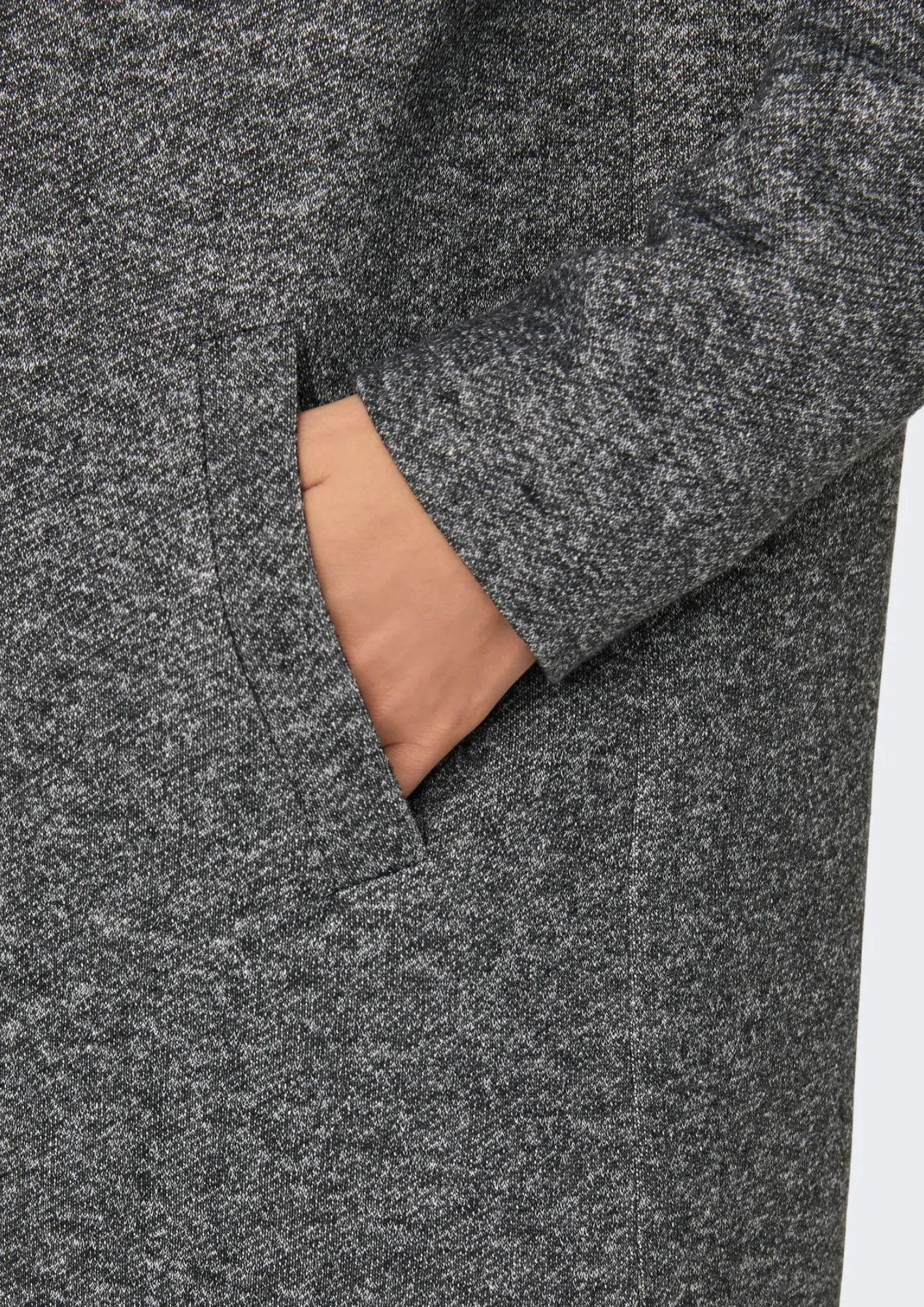 Only Cappotto Donna Sedona Grigio Scuro 15321862 Dark Grey Melange ONLY 