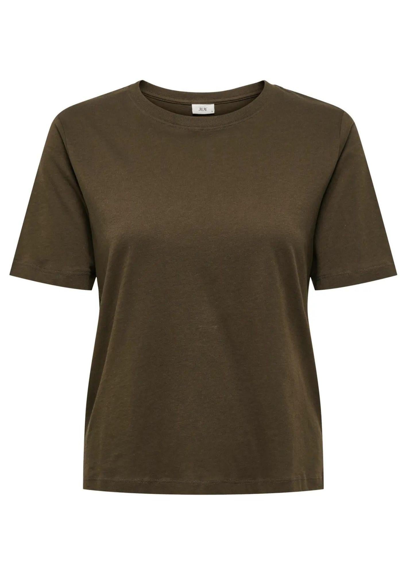 Jacqueline De Yong T-Shirt Donna Rex Marrone Ardesia 15344612 Slate Black JACQUELINE DE YONG 