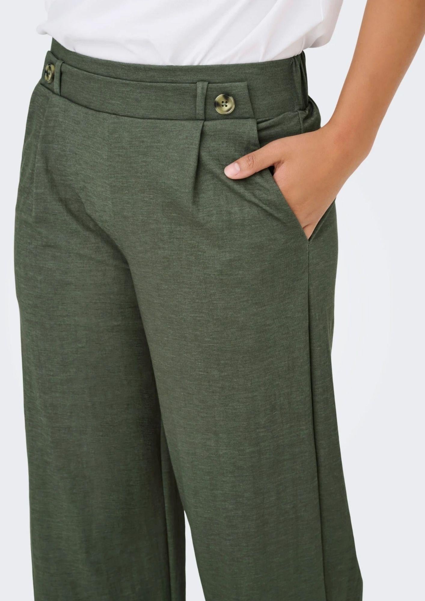 Jacqueline De Yong Pantalone Donna Birdie Verde 15320882 Kambaba JACQUELINE DE YONG 