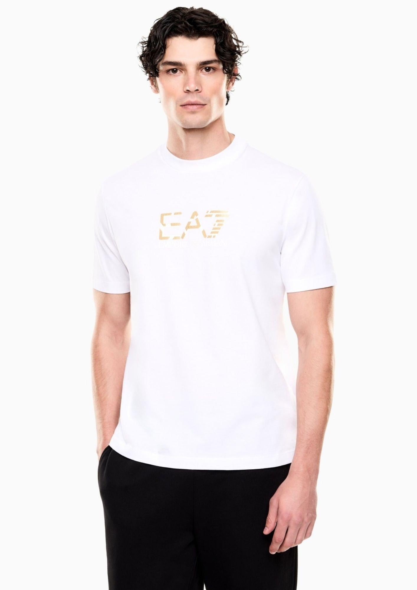 EA7 Emporio Armani T-Shirt Uomo Bianca 7M001562 AF17789 U0002 EA7 EMPORIO ARMANI 