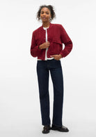 Vero Moda Giubbino Donna Rainie Rosso 10329729 Syrah VERO MODA 