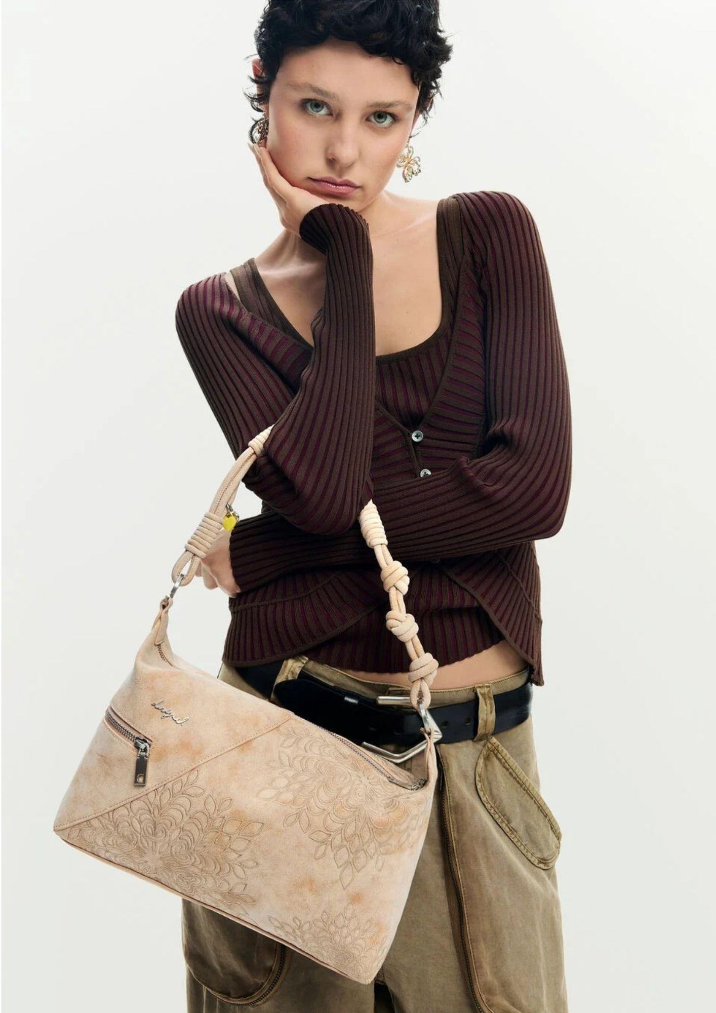 Desigual Borsa Donna Bag Sierra San Huntington Beige 26SAXPB7 1018 DESIGUAL 