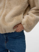 Vero Moda Giacca Invernale Donna Sonjaliga Grey Oatmeal 10331291 Oatmeal VERO MODA 