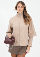 Jacqueline De Yong Giubbino Donna Memory Beige 15353907 Camel MELANGE WITH WHITE JACQUELINE DE YONG 