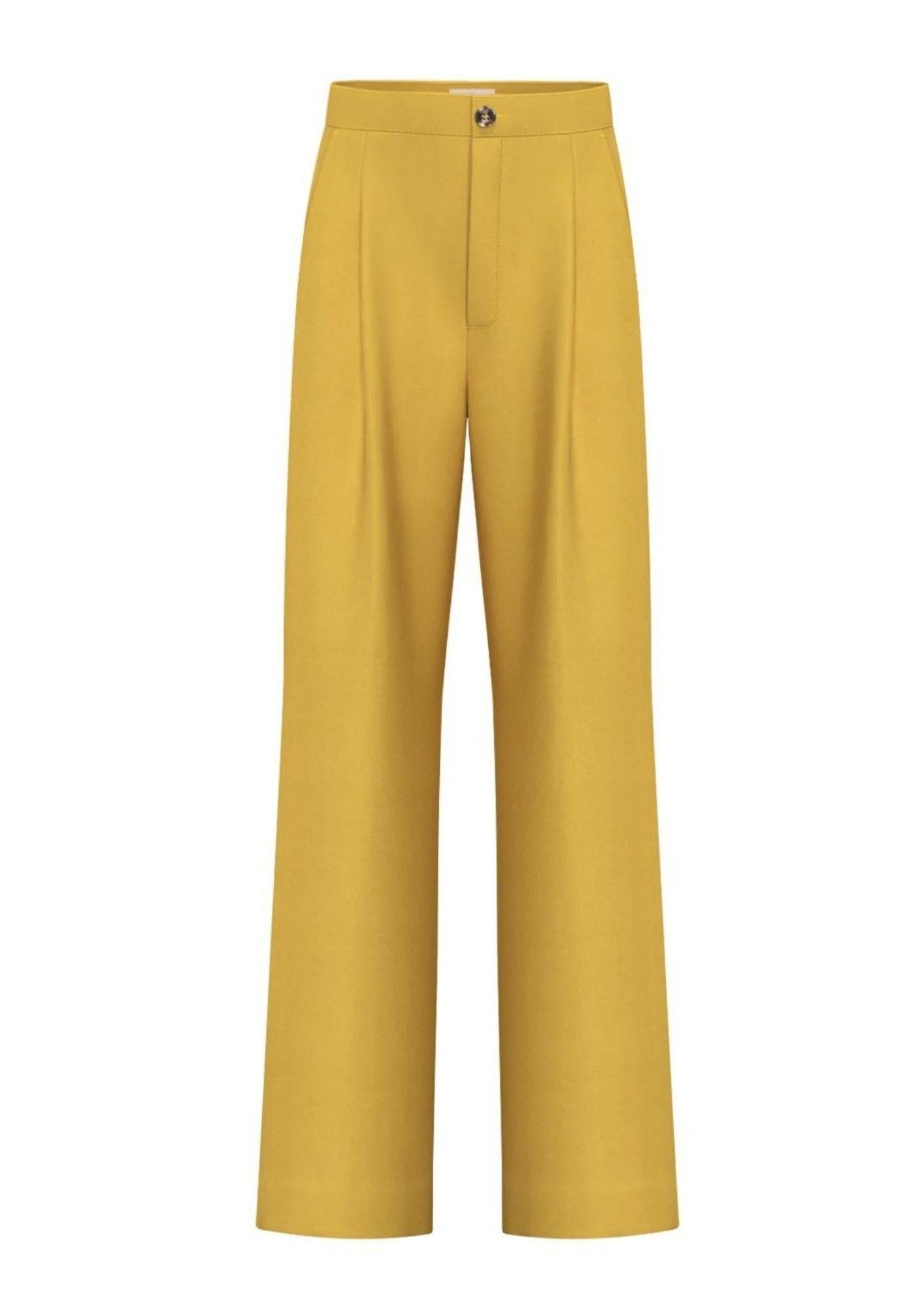 Emme Marella Pantalone Donna Emmcedro Senape 2615131162200 007 EMME MARELLA 
