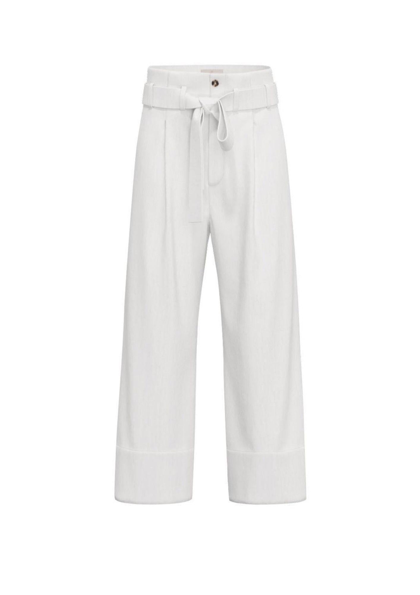 Emme Marella Pantalone Donna Emmboero Bianco 2615131112200 002 EMME MARELLA 