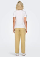 Only T-Shirt Donna Ketty Bianca con Limoni 15288473 Bright White Lemon ONLY 