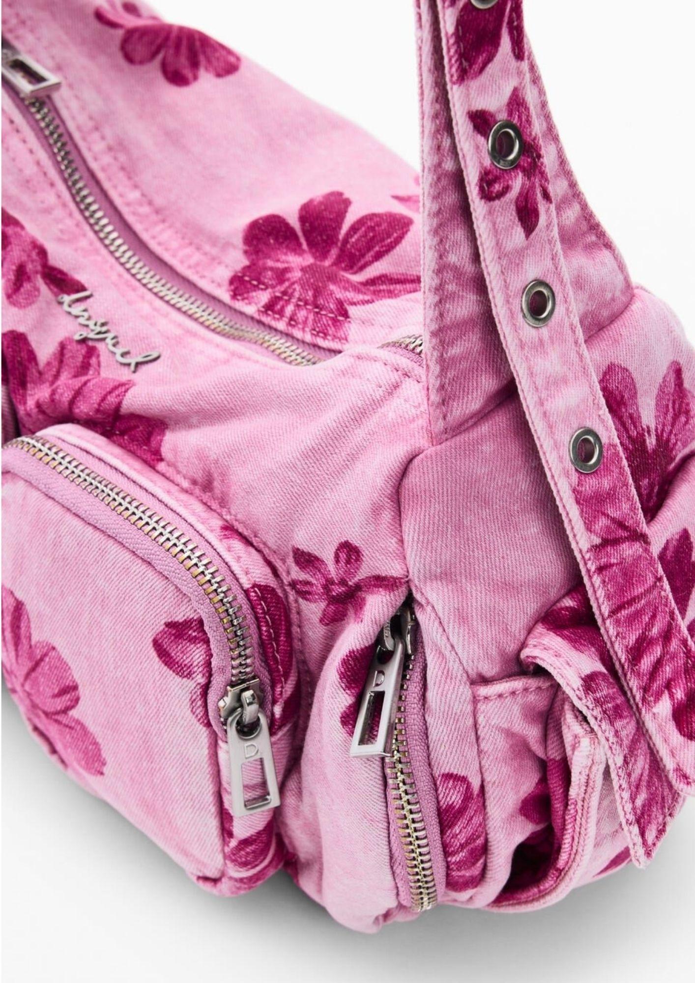 Desigual Borsa Donna Bag Margaritas Habana Rosa Denim 26SAXD30 3067 DESIGUAL 