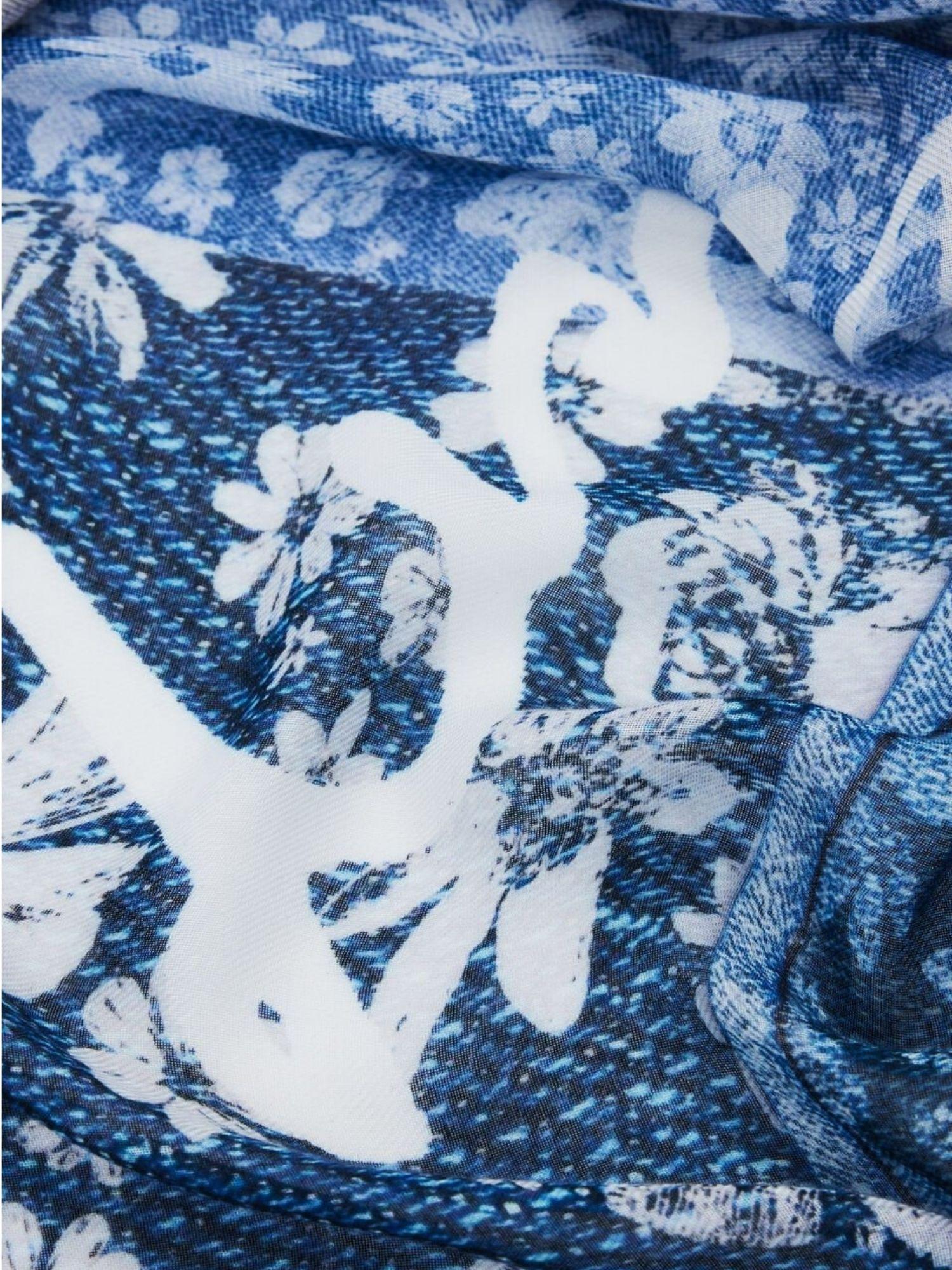 Desigual Foulard Donna Foumaggi Blu 26SAWA10 5053 DESIGUAL 