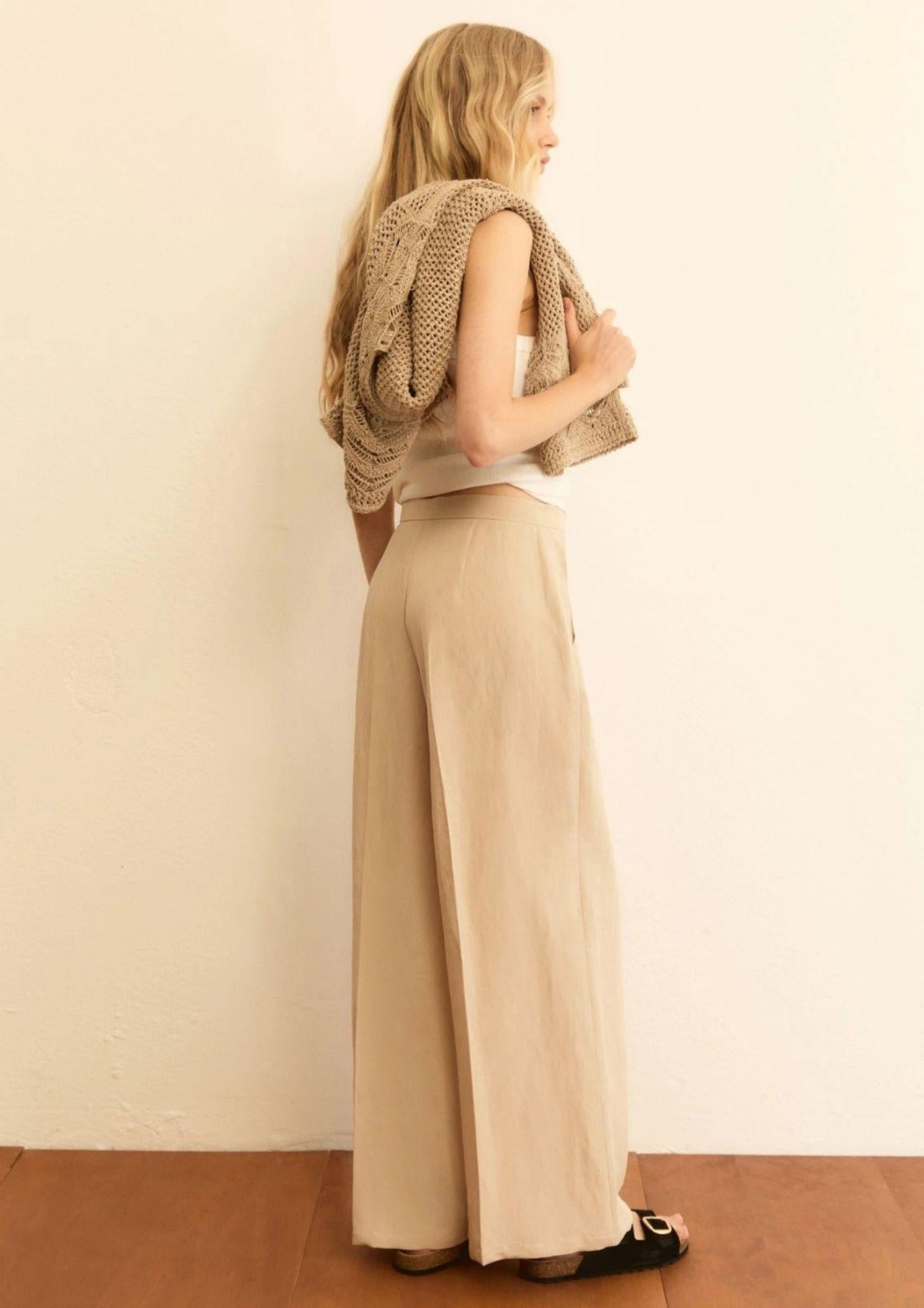 Emme Marella Pantalone Donna Emmpera Beige 2615131102200 003 EMME MARELLA 