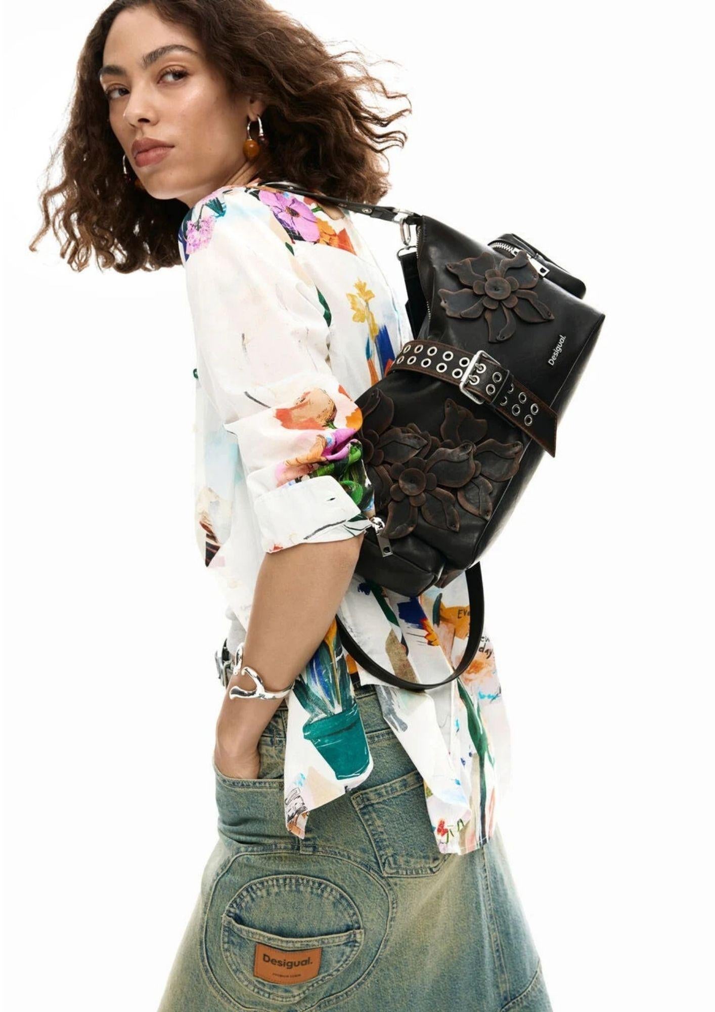 Desigual Borsa Donna Bag Curio Choco New Banaba Marrone 26SAXP98 6009 DESIGUAL 