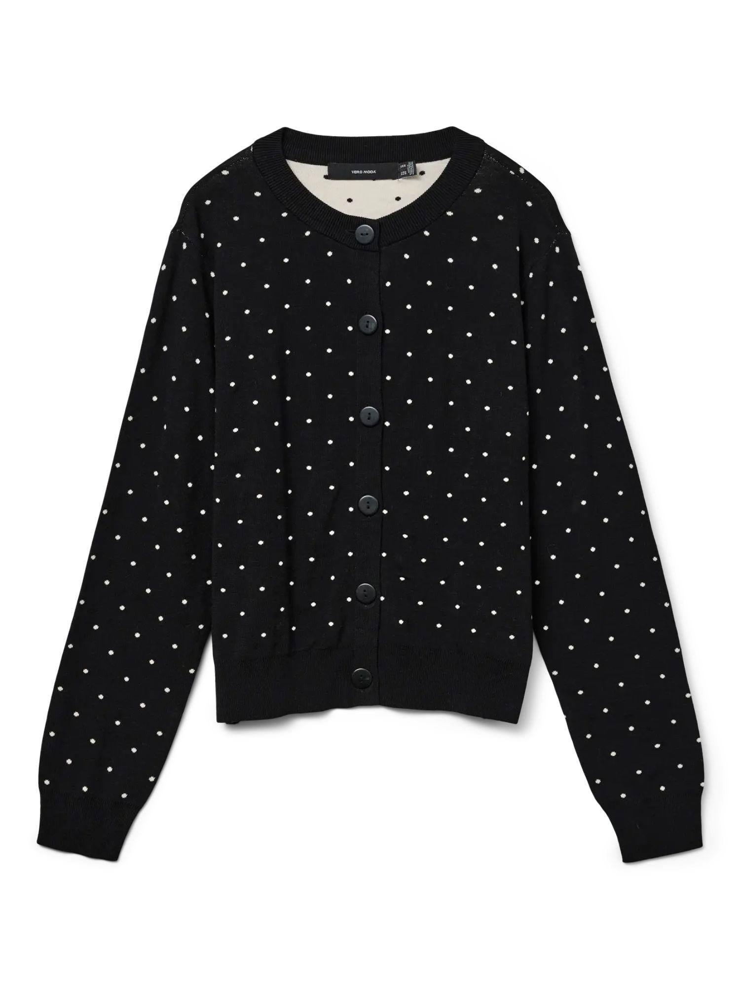 Vero Moda VMSABA Cardigan Donna Black W. BIRCH 10330833 Black VERO MODA 