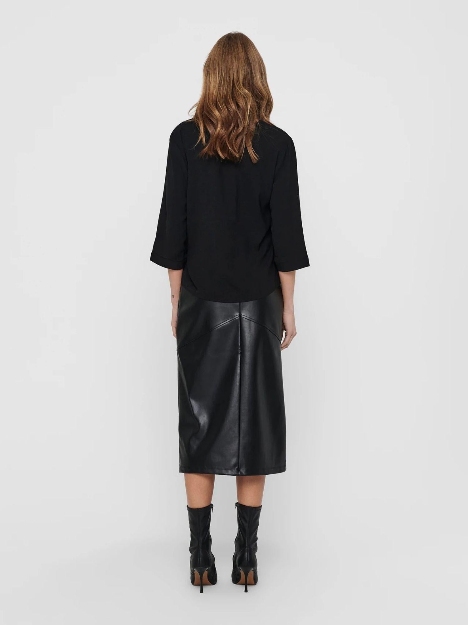 Jacqueline De Yong Camicia Donna Nero Jdylion 15225654 Black JACQUELINE DE YONG 