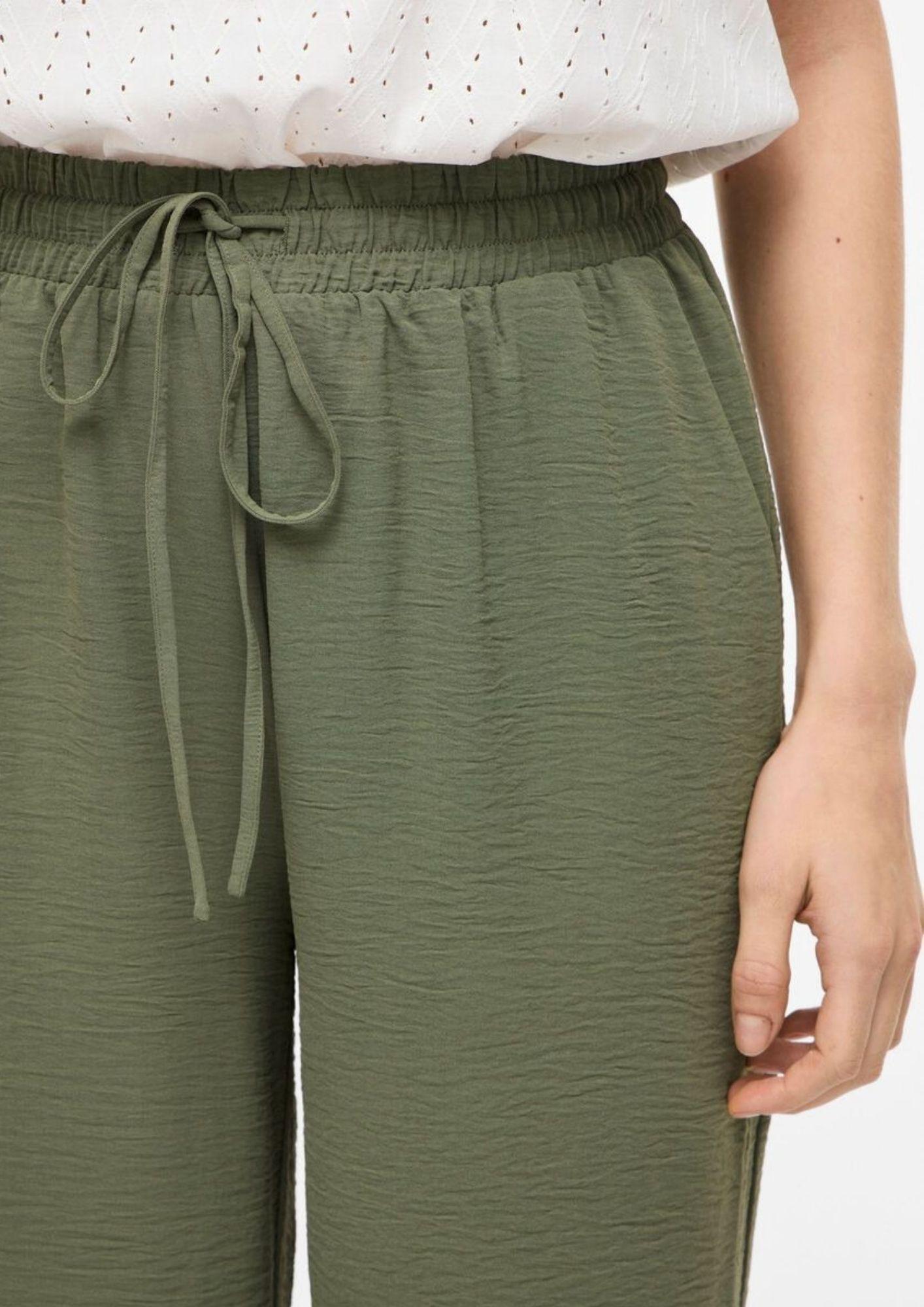 Vila Pantalone Donna Vijosa Blu Verde Oliva 14100308 Olivine VILA 