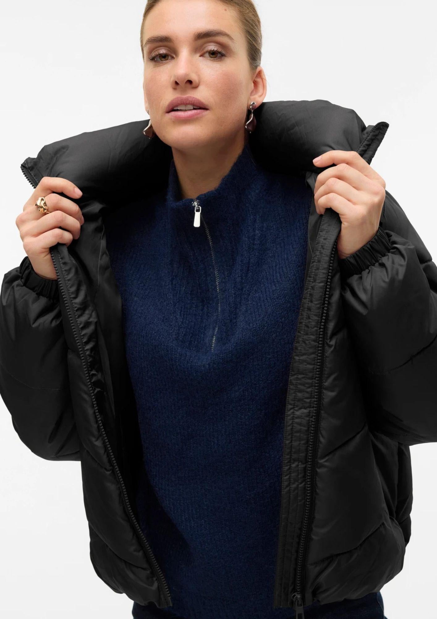 Vero Moda Giubbino Donna Ligario Nero 10309844 Black VERO MODA 