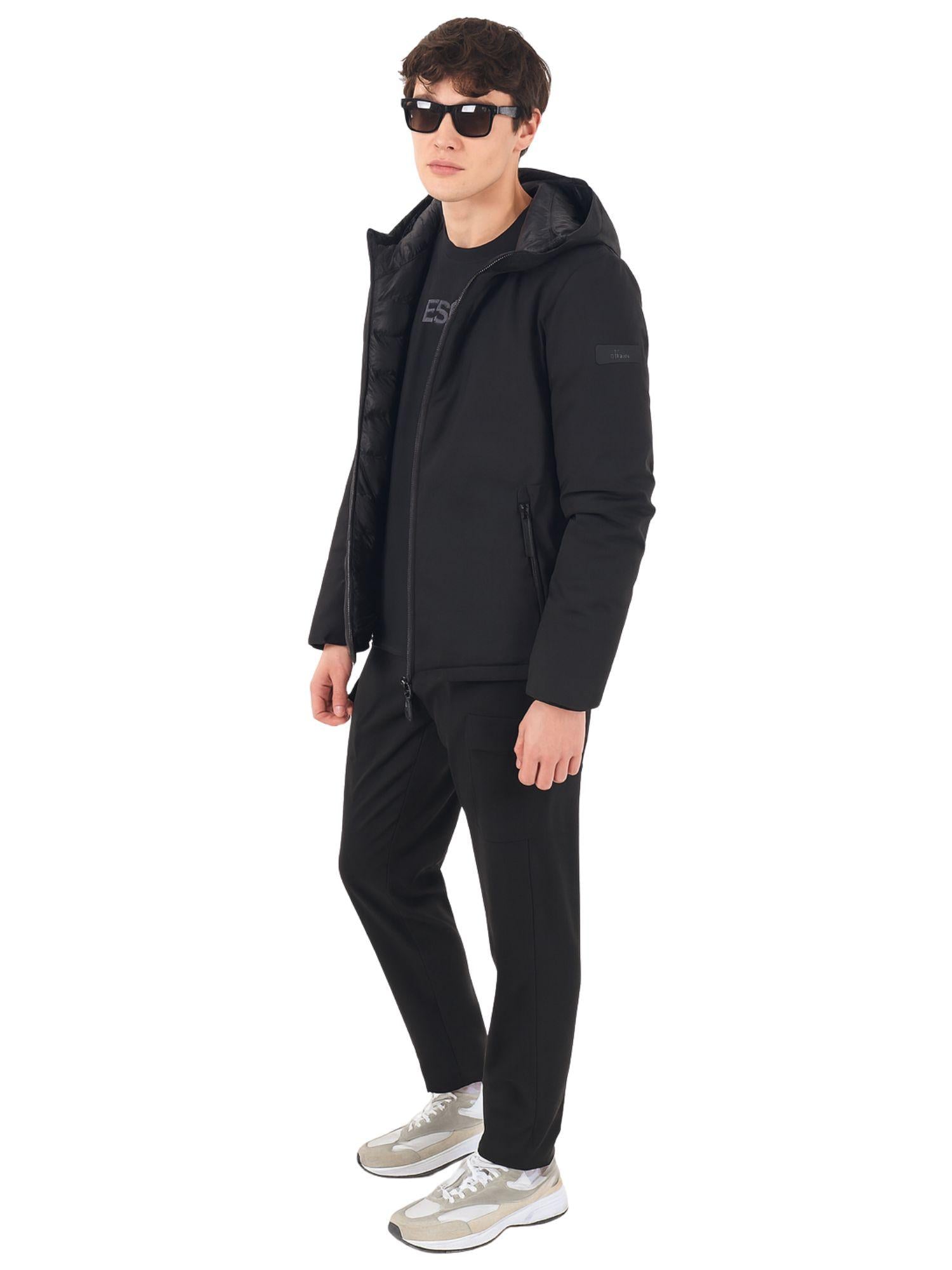 Yes Zee Giubbino Uomo reversibile Nero J824 B500 0801 YES ZEE 