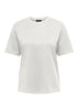Jacqueline De Yong T-Shirt Donna Smilla Bianca