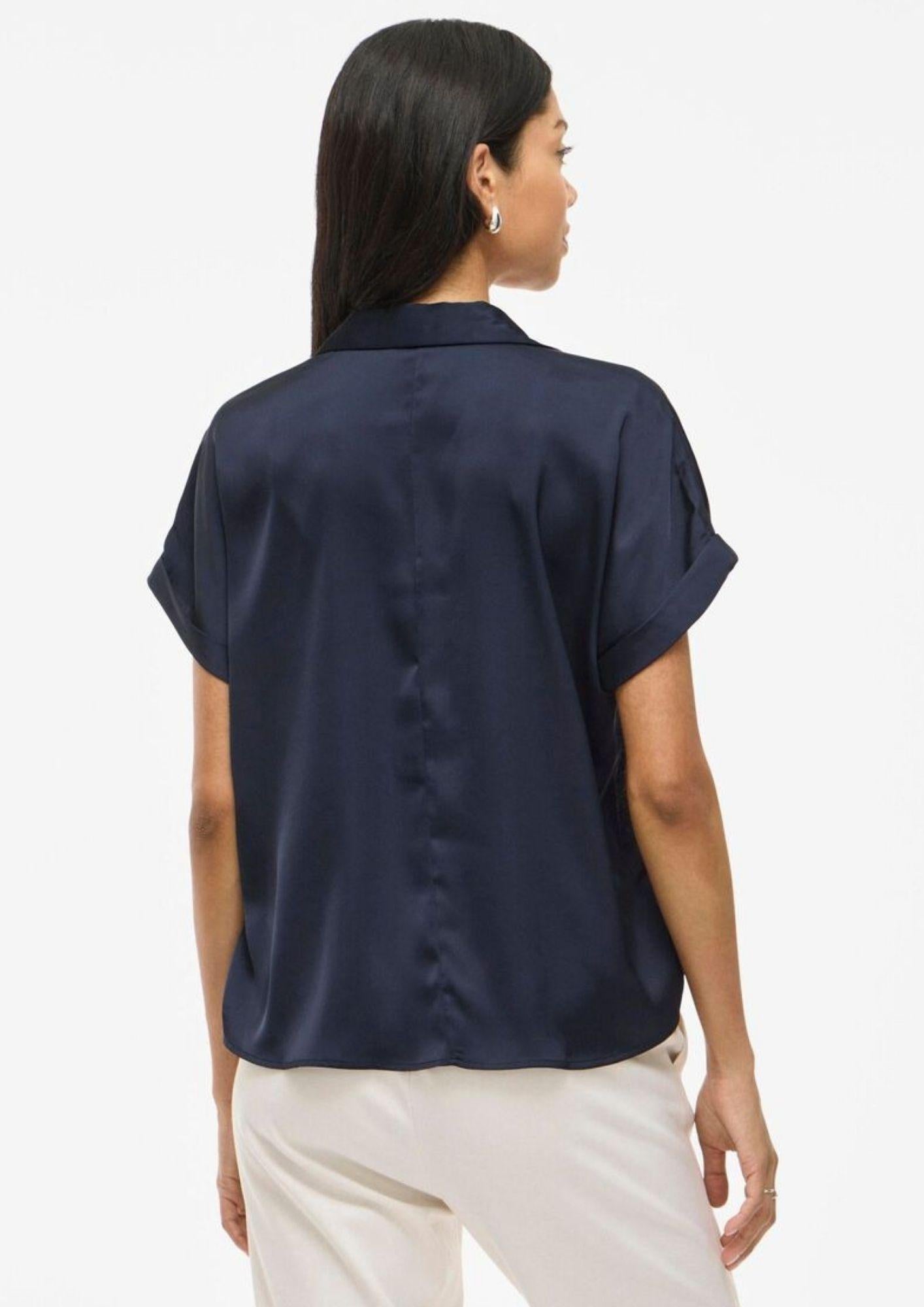 Vila CAmicia Donna Enna Blu Navy 14107405 Navy Blazer VILA 