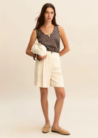 Emme Marella Top Donna Emmcresta Kaki 2615161021200 008 EMME MARELLA 