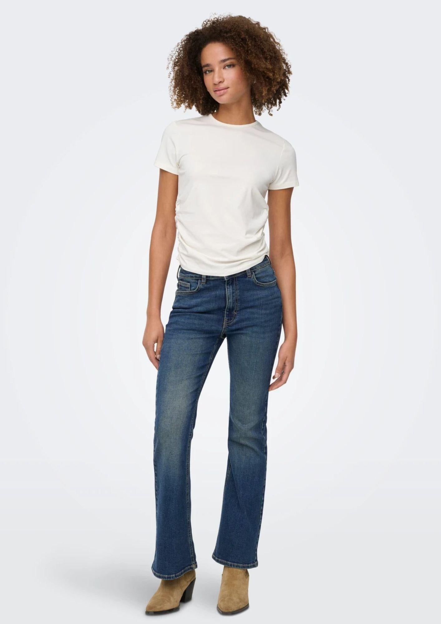Jacqueline De Yong Jeans Donna Kathy Blu 15359633 Dark Blue Denim JACQUELINE DE YONG 