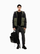 EA7 Emporio Armani Pantaloni jogger Athletic Colour Block in nylon e misto viscosa Uomo Asfalto 7M000939 AF17003 U8117 EA7 EMPORIO ARMANI 