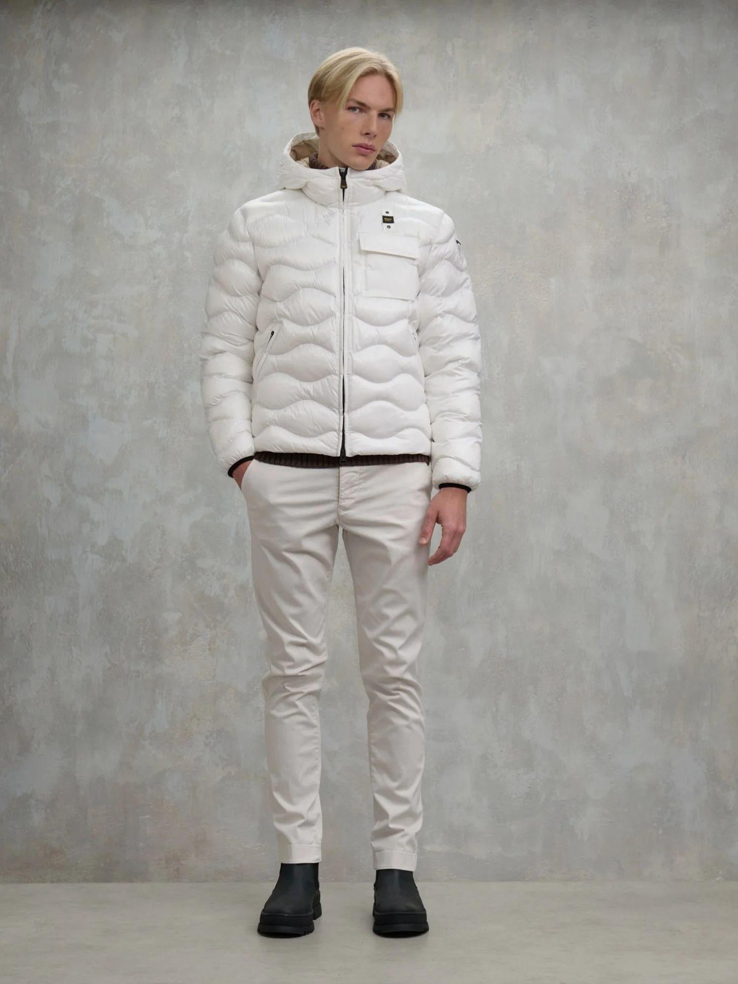Blauer Giacca Invernale Bryant Uomo Bianco ottico interno beige BLUC02080 5958 100 BLAUER 