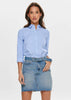 Camicia Donna Blu Cashmere