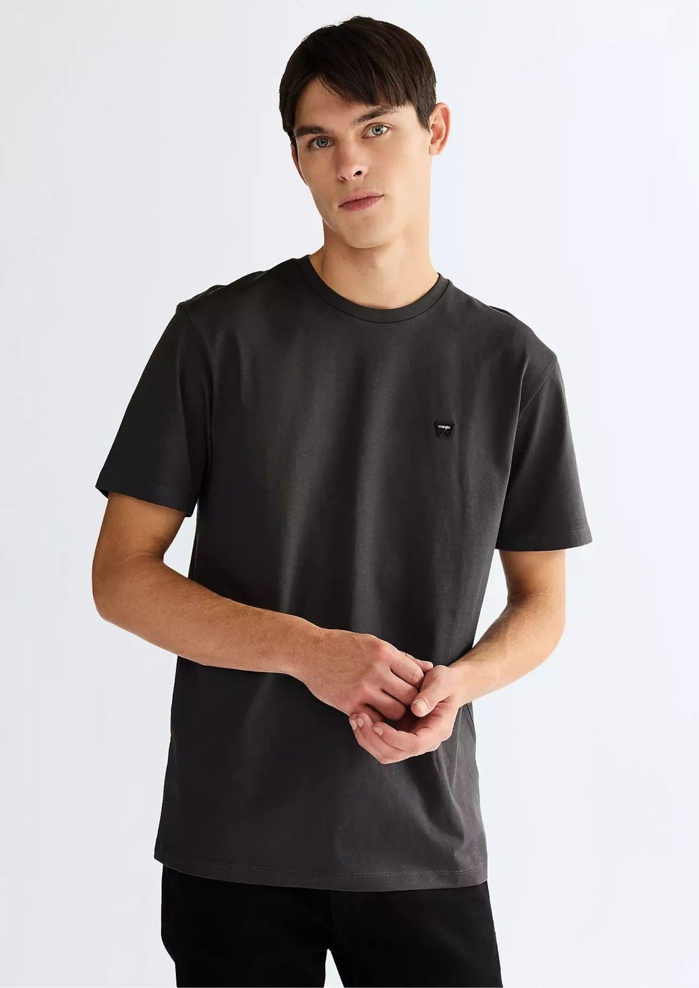 Wrangler T-Shirt Uomo Nero Sbiadito 112351320 BLACK WRANGLER 