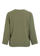 Vila Top Donna Vijosa Verde 14102906 Olivine VILA 