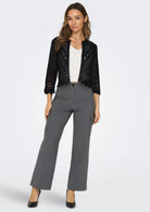 Jacqueline De Yong Cardigan Donna Sun Nero 15184486 Black JACQUELINE DE YONG 