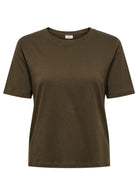 Jacqueline De Yong T-Shirt Donna Rex Marrone Ardesia 15344612 Slate Black JACQUELINE DE YONG 