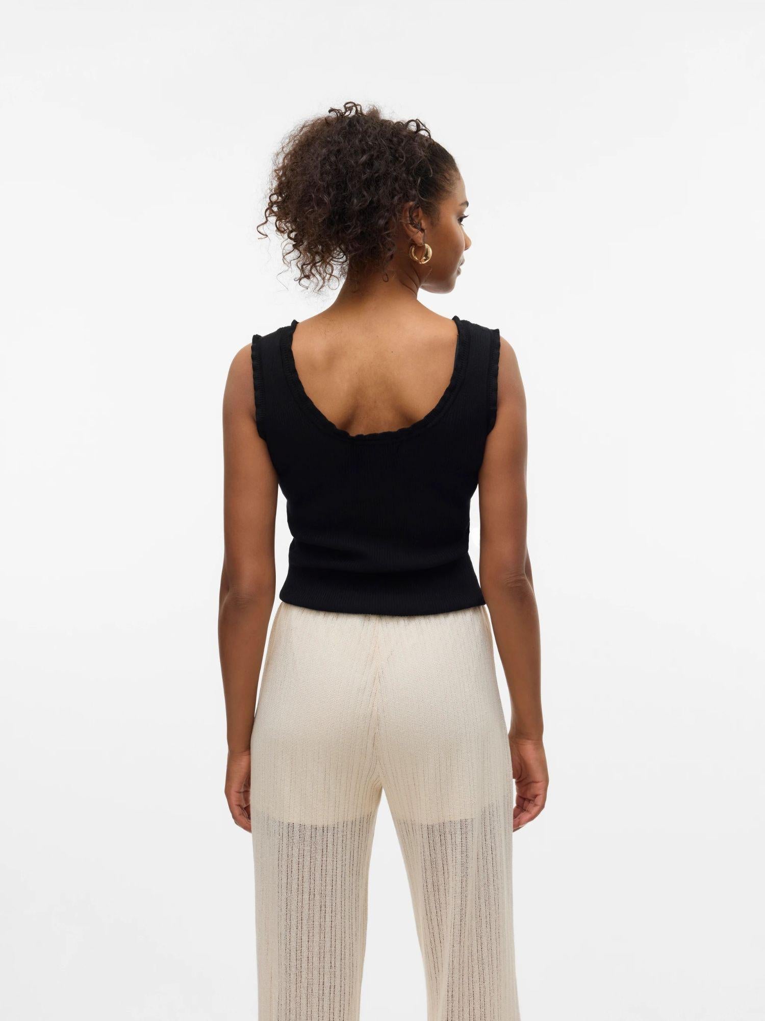 Vero Moda VMWONDER Top Donna Nero 10330848 Black VERO MODA 