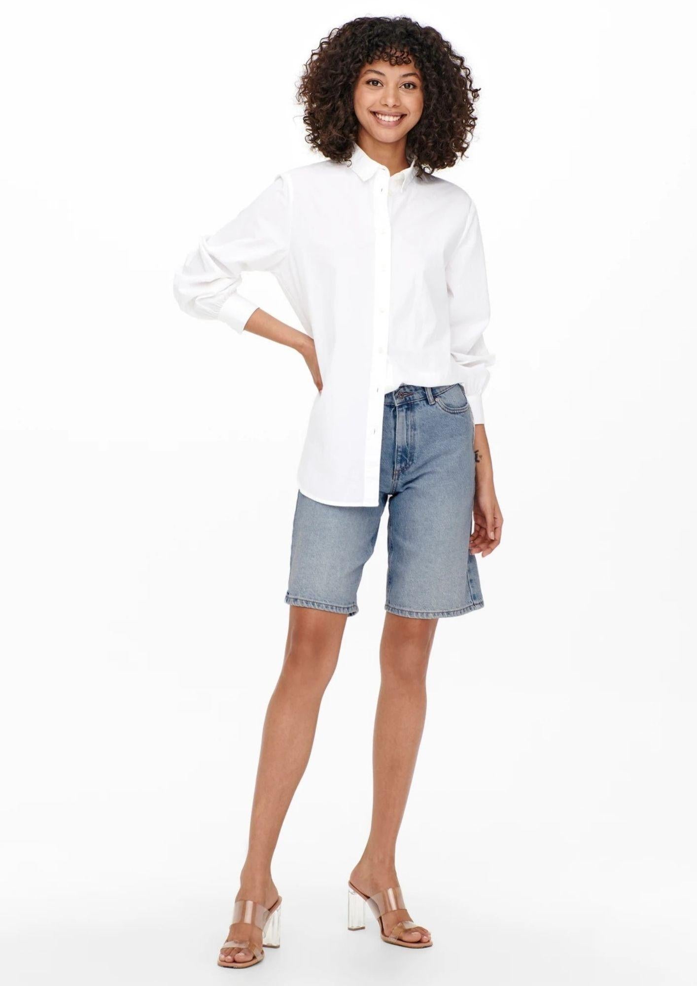 Only Bermuda Donna Sonny Light Blu Denim 15256709 Light Blue Denim ONLY 