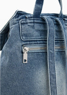 Desigual Zaino Donna Backhalf Logo Denim Luena Mini Denim Chiaro 26SAKD07 5005 DESIGUAL 