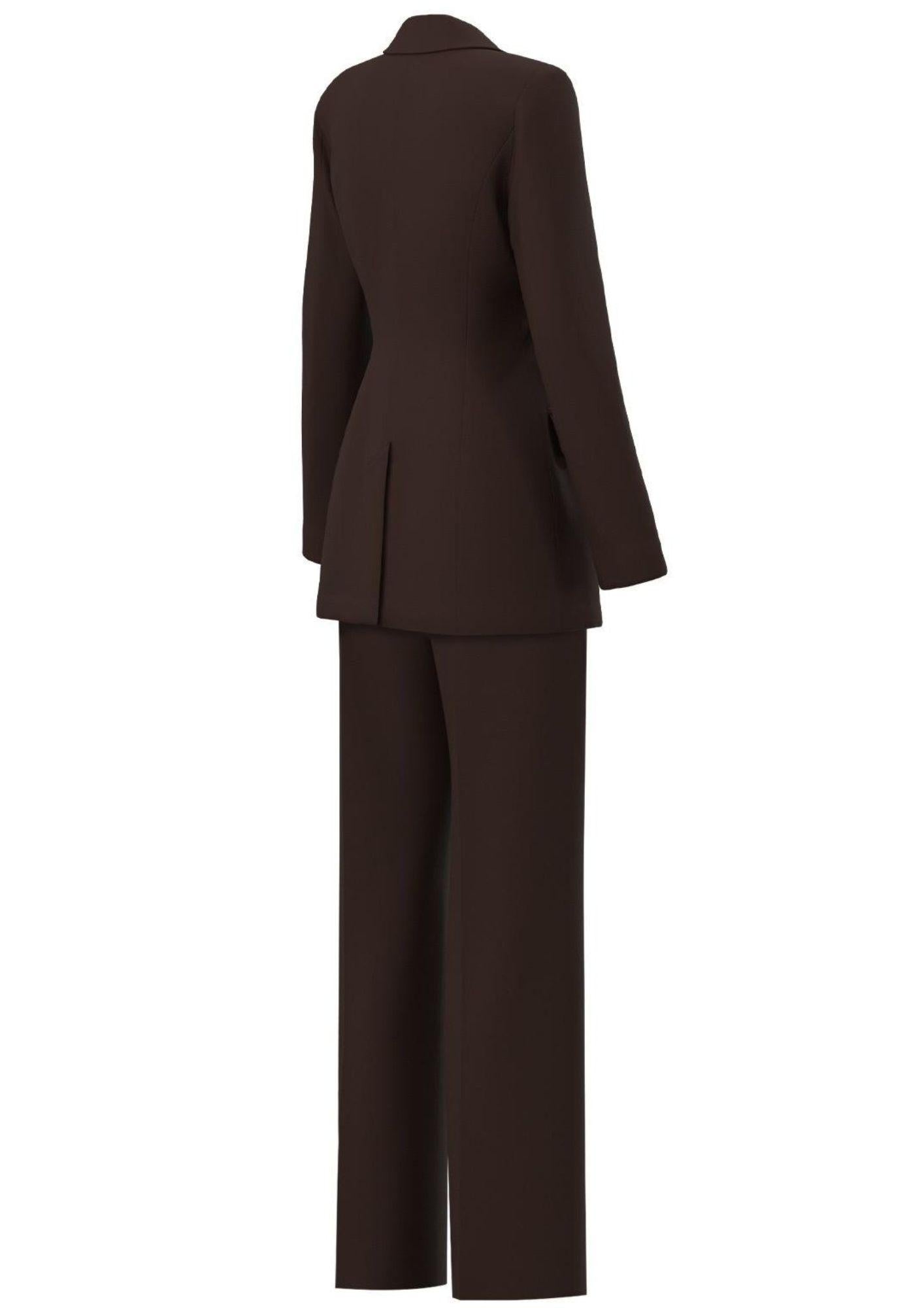 Emme Marella Tailleur Donna Zolla Marrone Testa di Moro 2525096021200 004 EMME MARELLA 