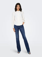 Jeans Flared fit Donna Dark Blue Denim 15337824 Dark Blue Denim ONLY 