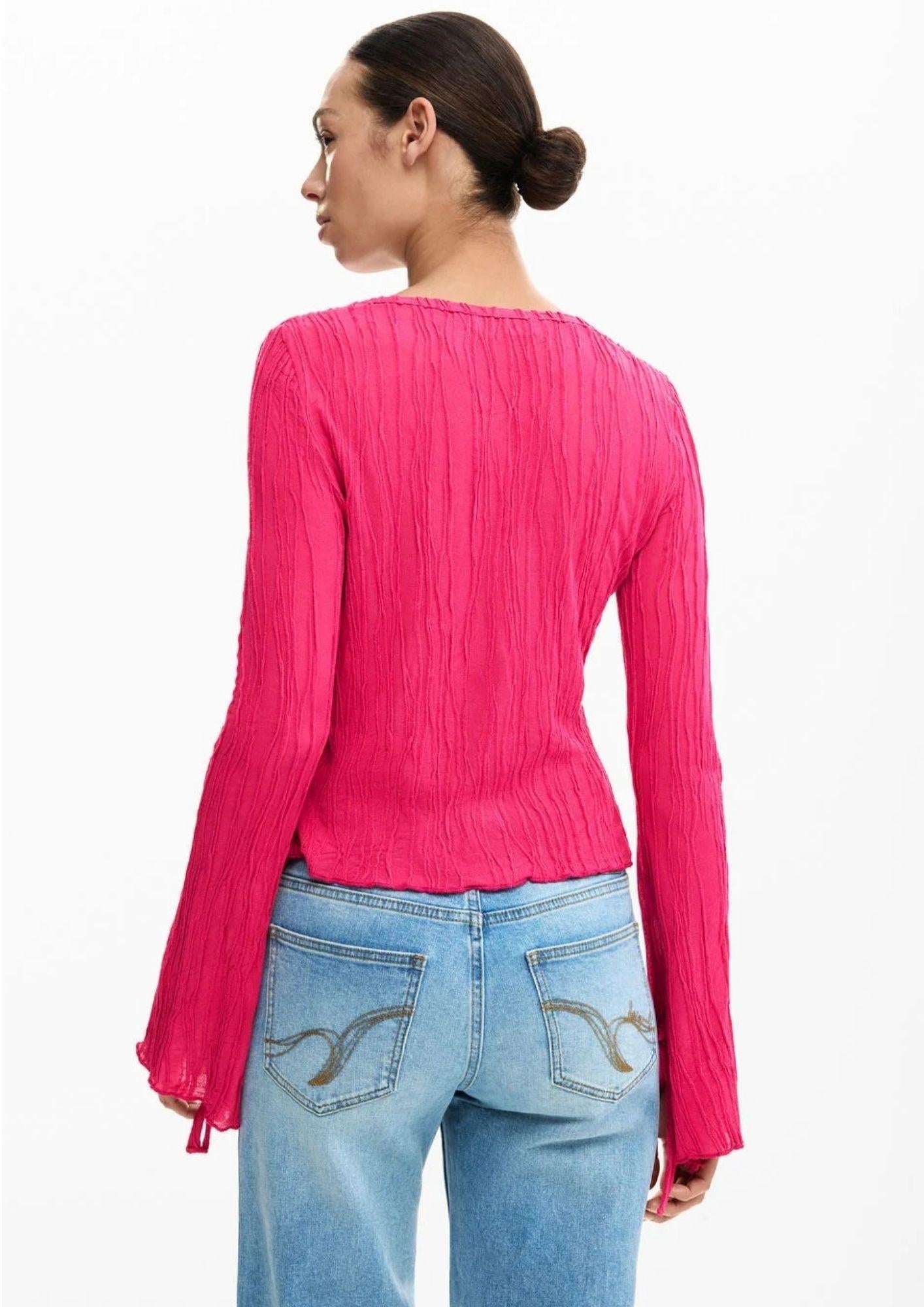 Desigual T-Shirt Donna Bucarest Rosa Shoking 26SWTK19 3002 DESIGUAL 