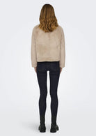 Only Giacca Invernale Donna Newvida Beige 15295423 Humus ONLY 
