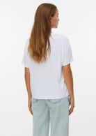 Vero Moda T-Shirt Donna Filli Bianca 10334654 Bright White VERO MODA 