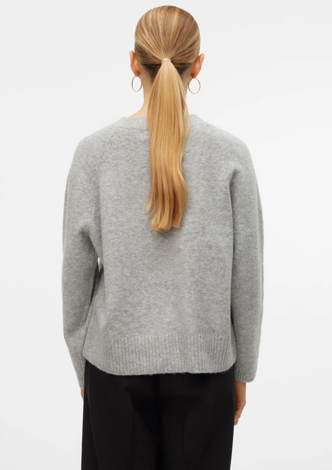 Vero Moda Cardigan Donna Boom Grigio 10320457 Light Grey Melange VERO MODA 