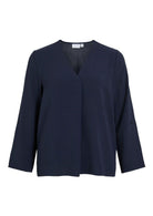 Vila Top Donna Vijosa Blu Navy 14102906 Navy Blazer VILA 