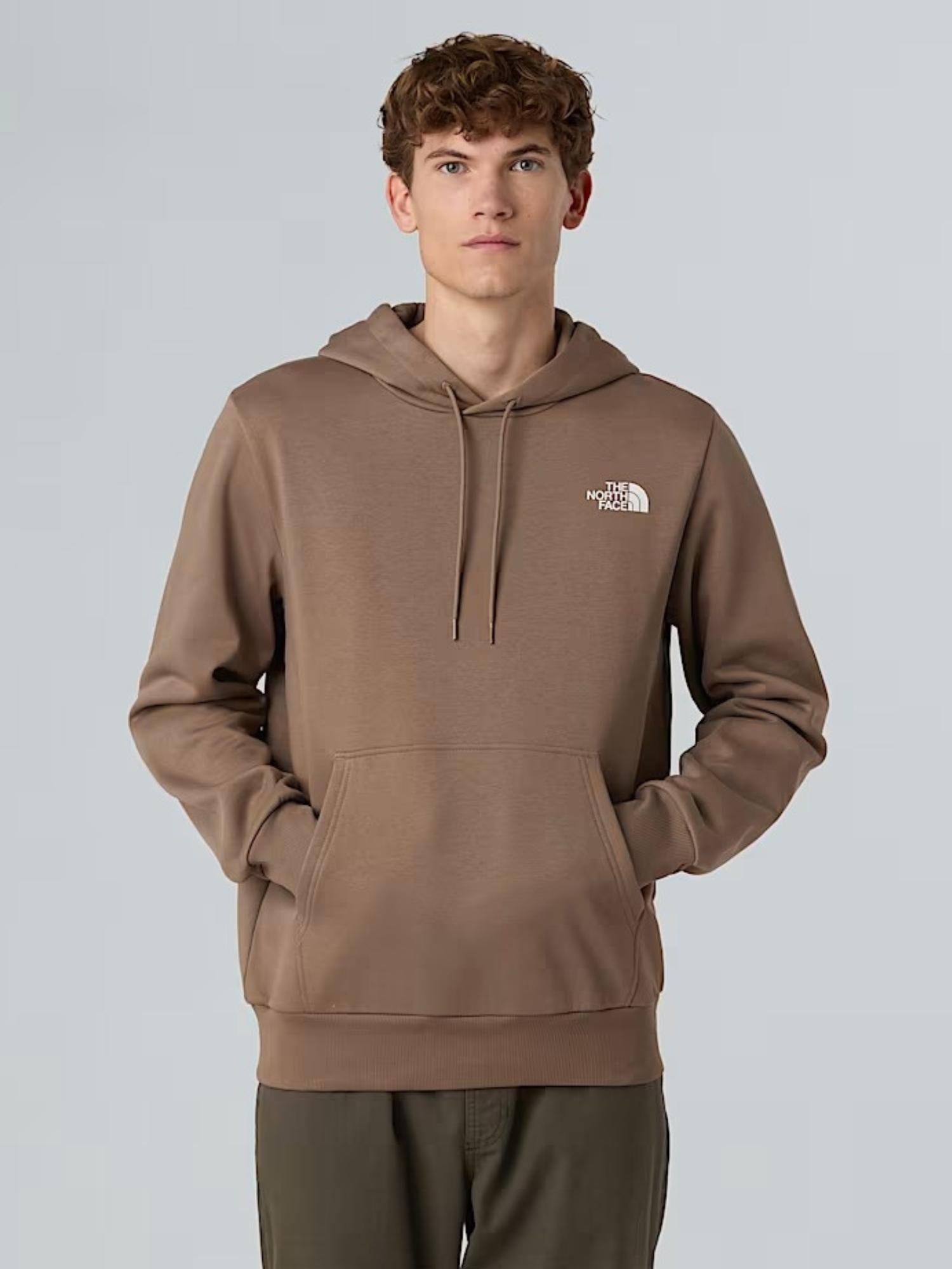 The North Face Felpa con cappuccio Simple Dome Uomo Mocha Brown NF0A89FC BOW THE NORTH FACE 