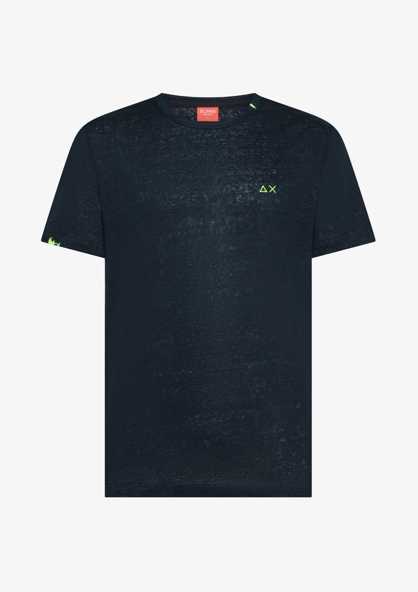 Sun68 T-Shirt Uomo Blu Navy T36147 07 SUN68 