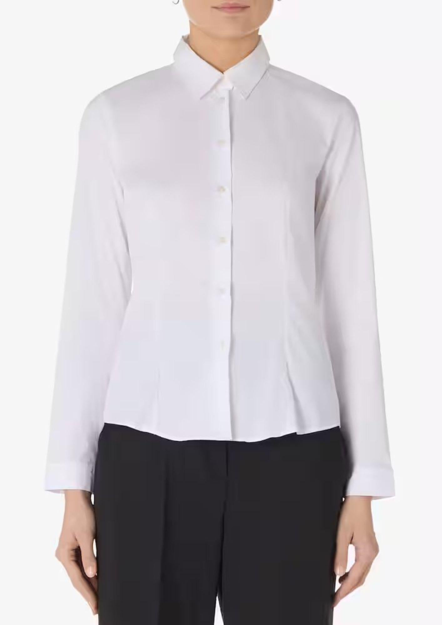 Emme Marella Camicia Donna Racer Bianca 2515111011200 010 EMME MARELLA 