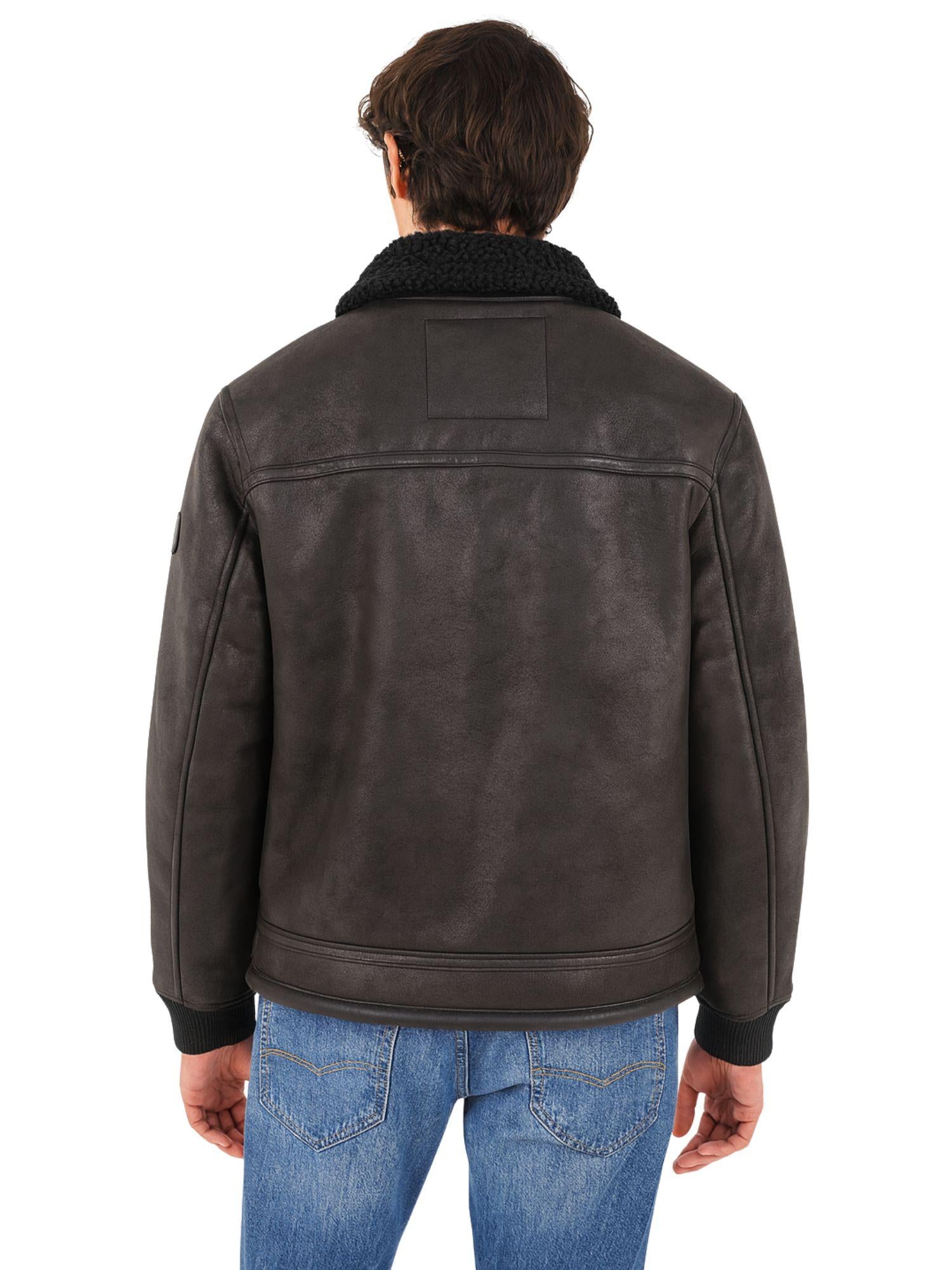 MClassics Giubbino Uomo Aviatore Shearling Nero P9340024 NERO MCLASSICS 