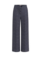 Emme Marella Pantalone Donna Emmbaobab Blu Fantasia Rombi 2615131241200 009 EMME MARELLA 