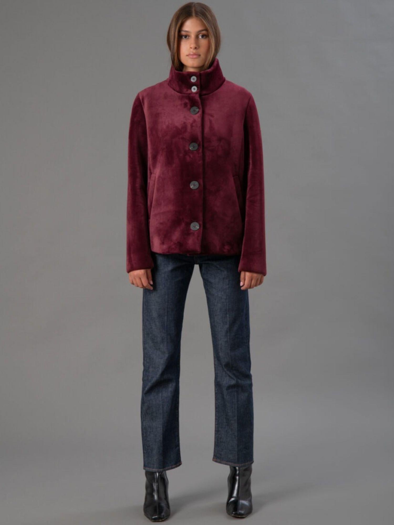 Rihunik Giubbino Donna Eve25 Bordeaux RIW293J F0012 098 RIHUNIK 