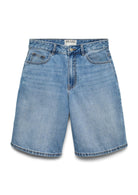 Vero Moda Shorts Donna Sage Blu Denim Chiaro 10328836 Light Blue Denim VERO MODA 