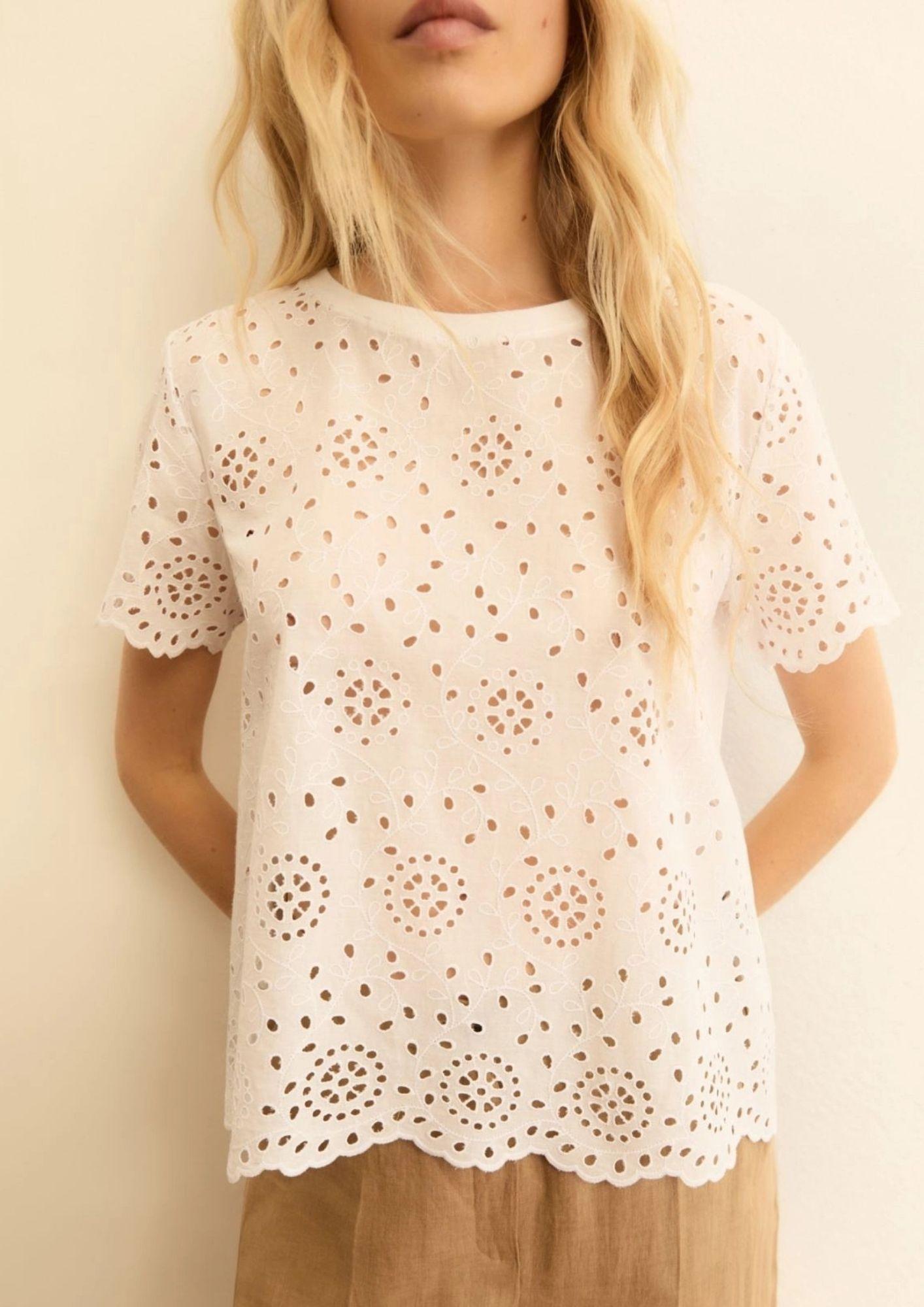 Emme Marella T-Shirt Donna Emmveletta Bianca 2615971022200 001 EMME MARELLA 